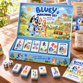 Premium BLU Mahjong Tiles Set TNSM