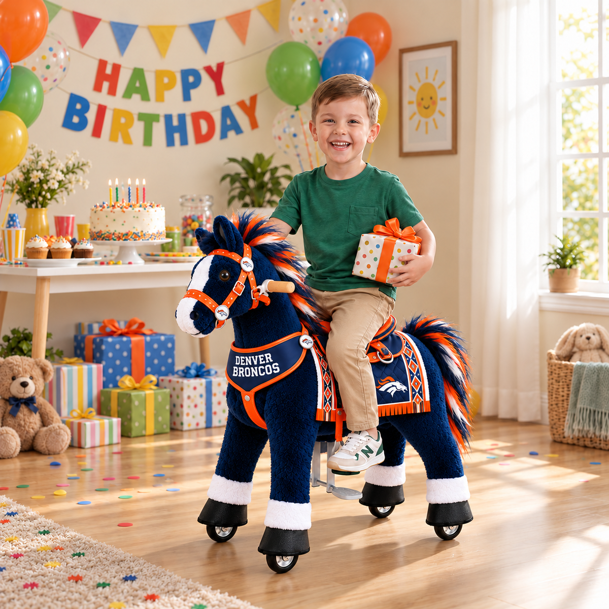 DVBC Rideable Horse Toys DNBN