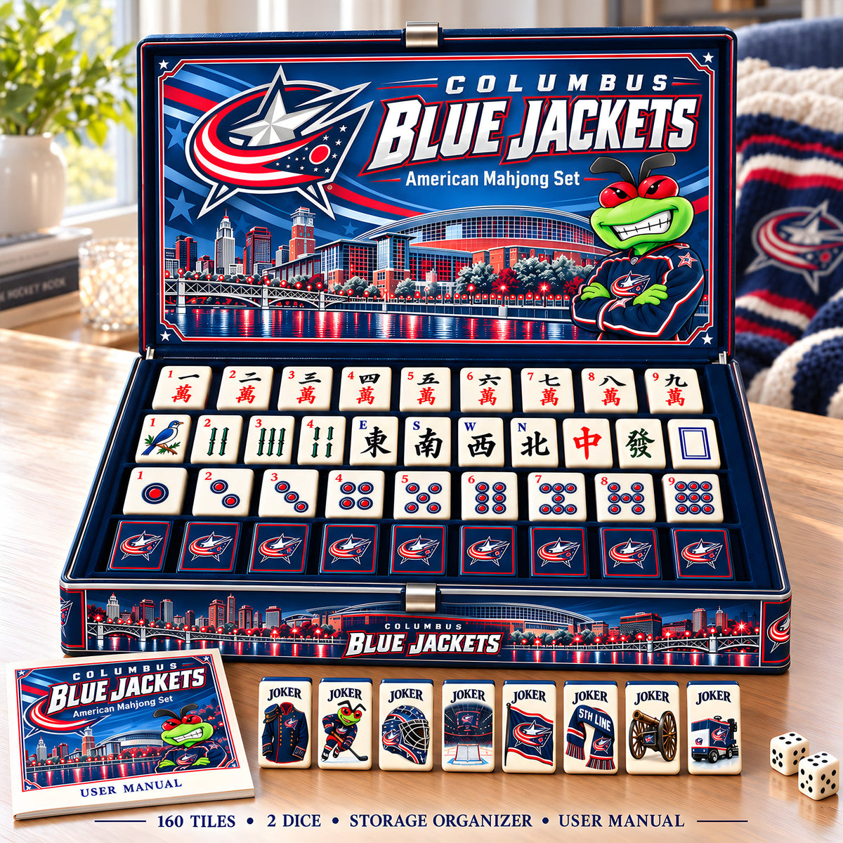 Premium CLBBJ Mahjong Tiles Set TTMH