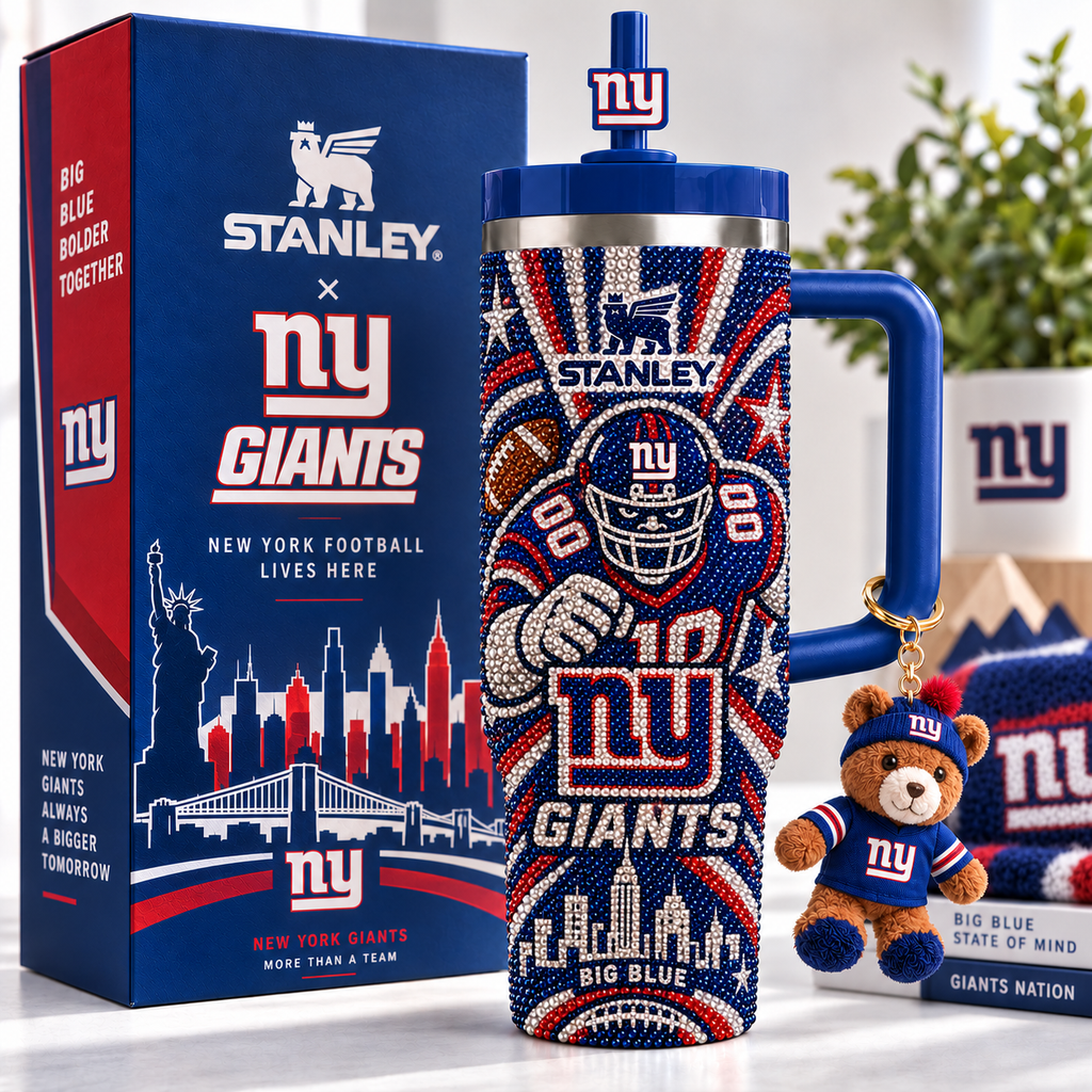 NYG 40oz Tumbler With Handle TTNL