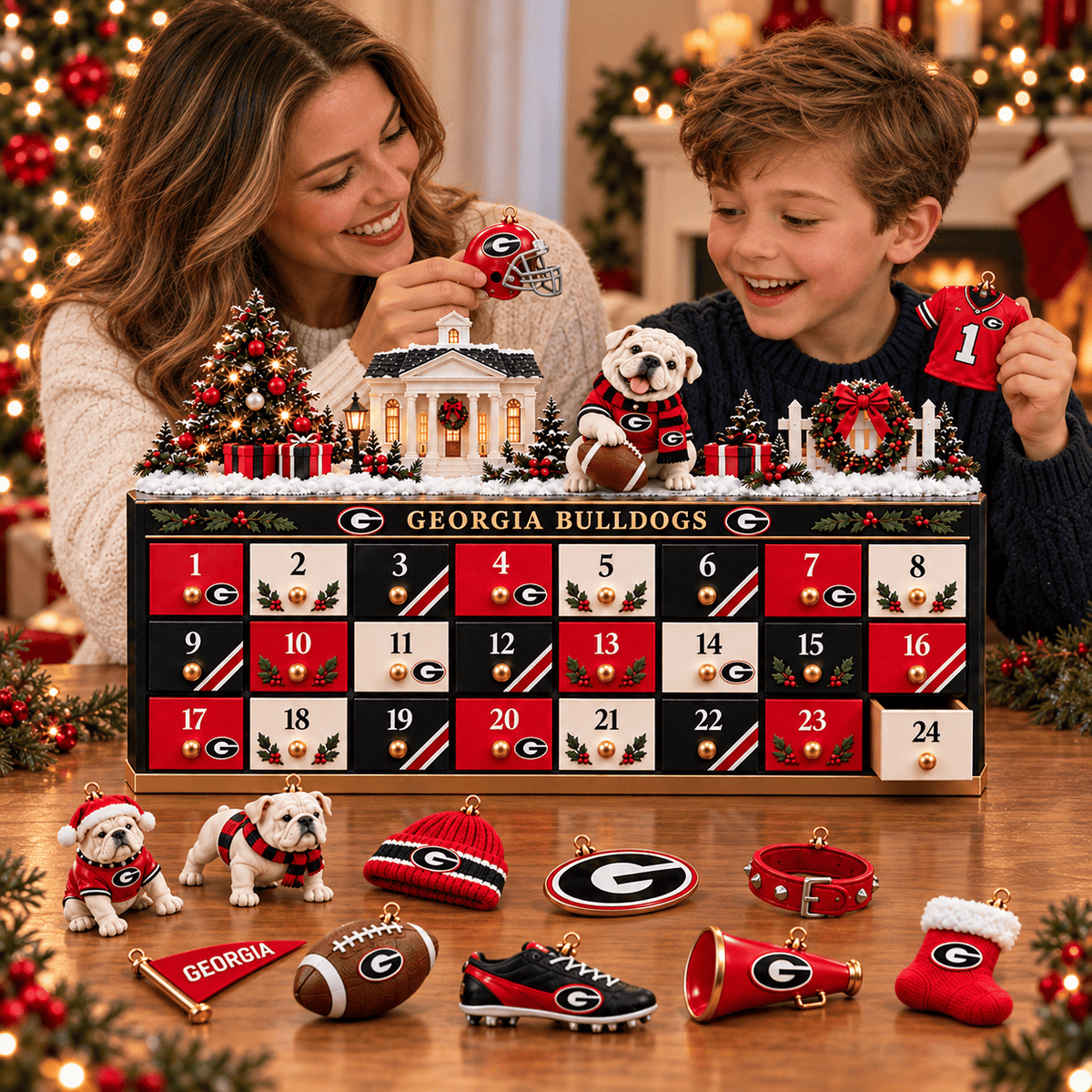 Premium GGBD Christmas Wooden Advent Calendar TTMH